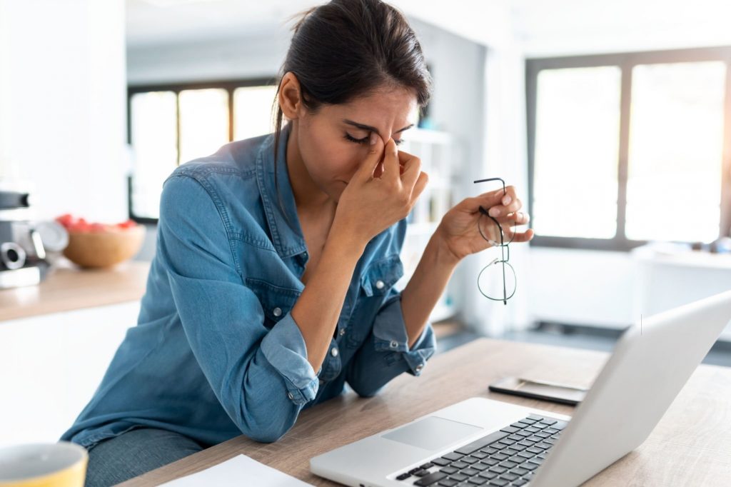 Migräne durch Stress